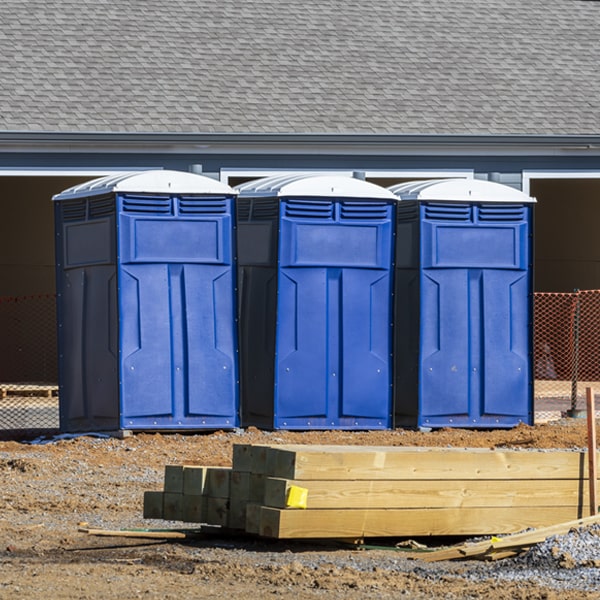 how do you dispose of waste after the porta potties have been emptied in Carrollwood